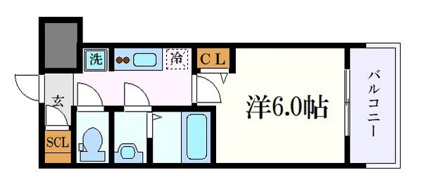 メイクス今池PRIMEの物件間取画像